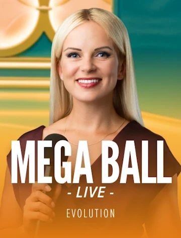Mega Ball slot by Evolution, RTP 95.5% at Kachingo Casino
